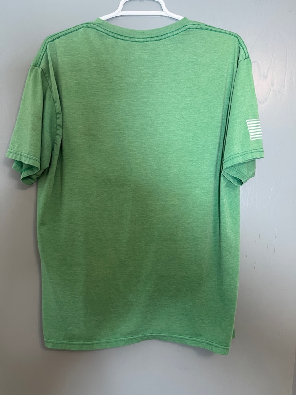 5.11 Tactical Green and Yellow Logo Short Sleeve Tee - Picture 2 of 5